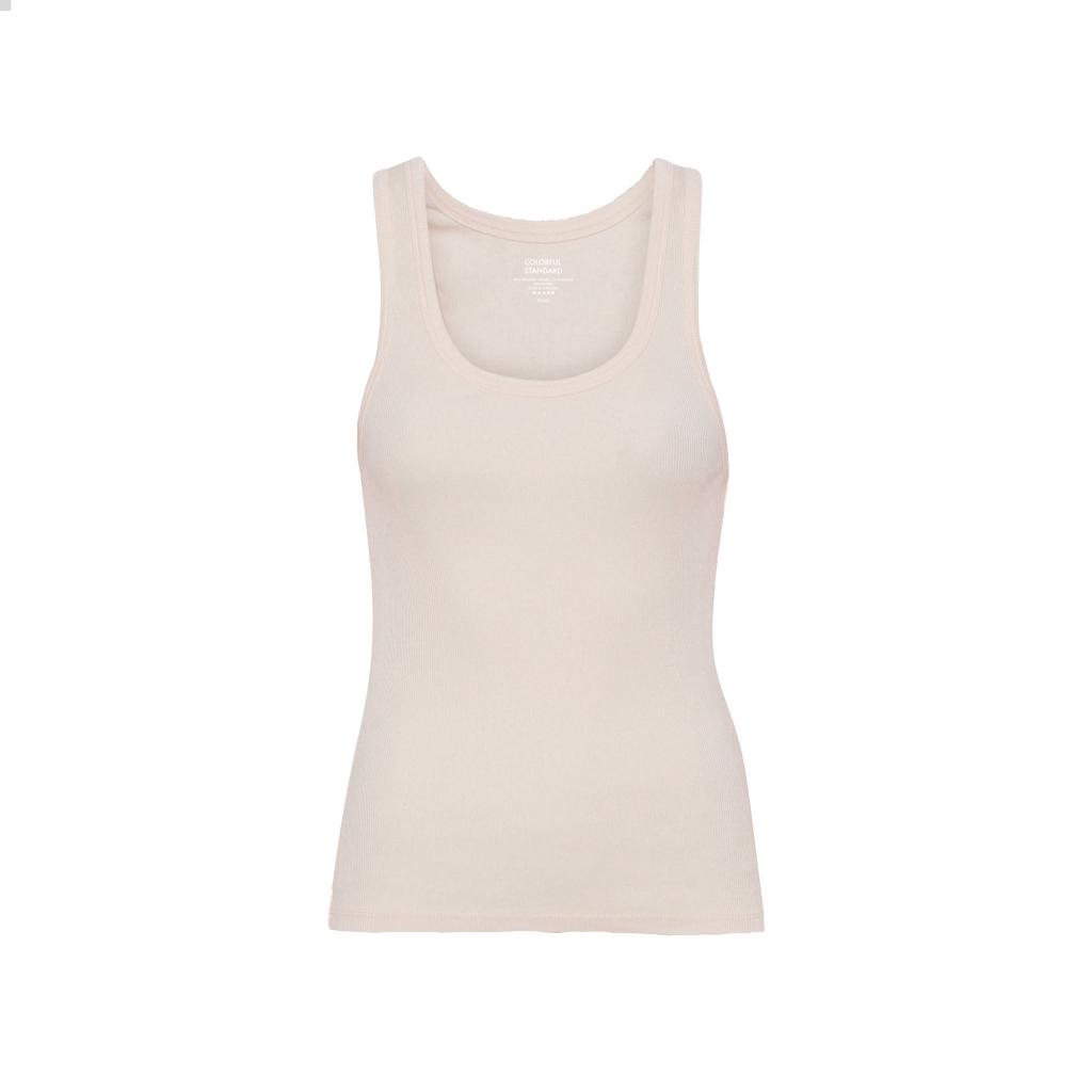 5602991039257 - Geripptes Tanktop Frau Organic ivory white