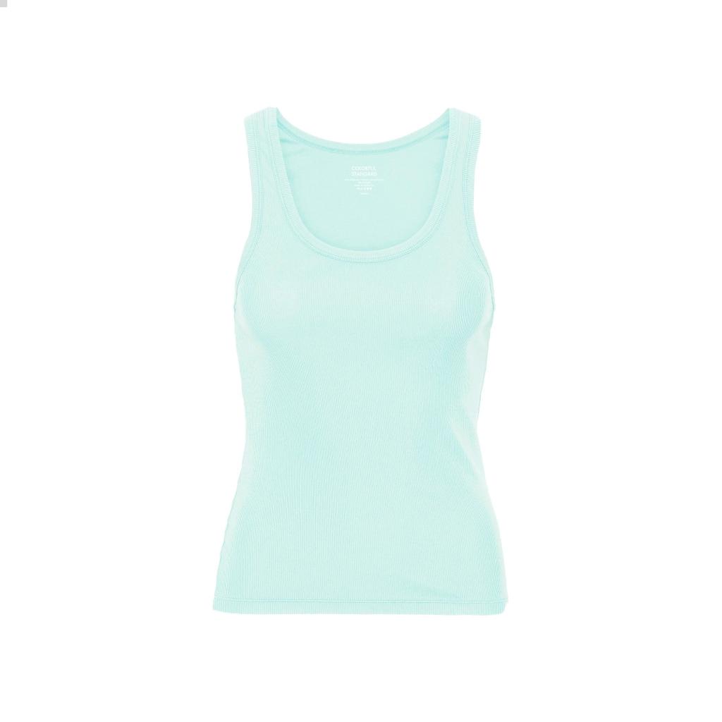 5602991039349 - Geripptes Tanktop Frau Organic light aqua