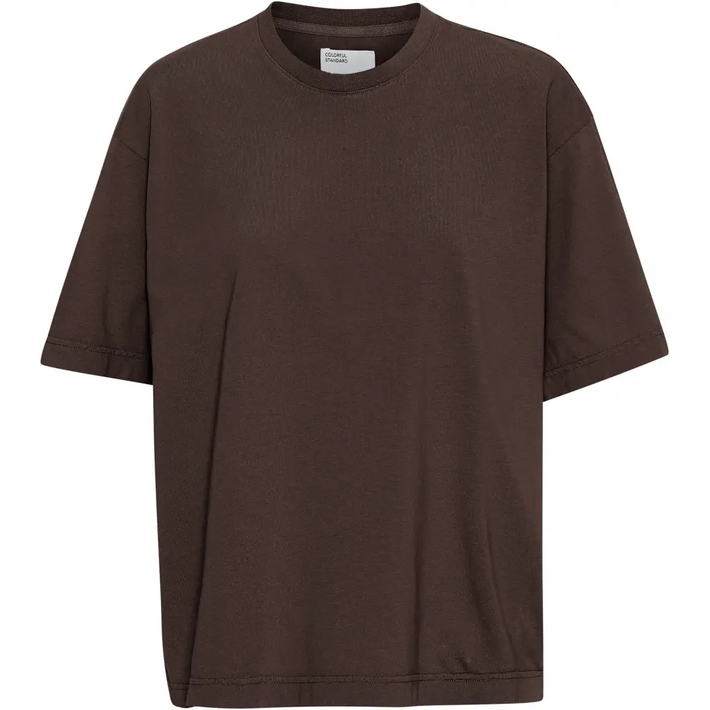 Maglietta da donna  Organic oversized coffee brown