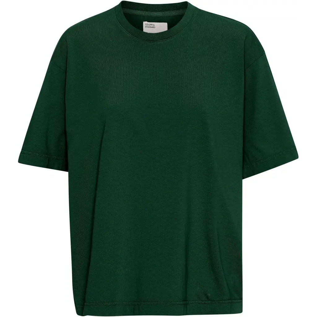 5602991054328 - T-Shirt Frau Organic oversized hunter green