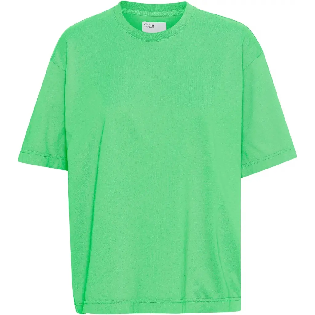 5602991055561 - T-Shirt Frau Organic oversized spring green