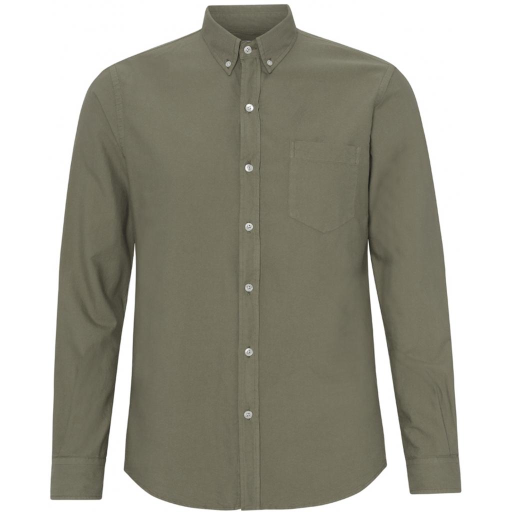 5602991019853 - Classic Organic Oxford Button Down Shirt Dusty Olive
