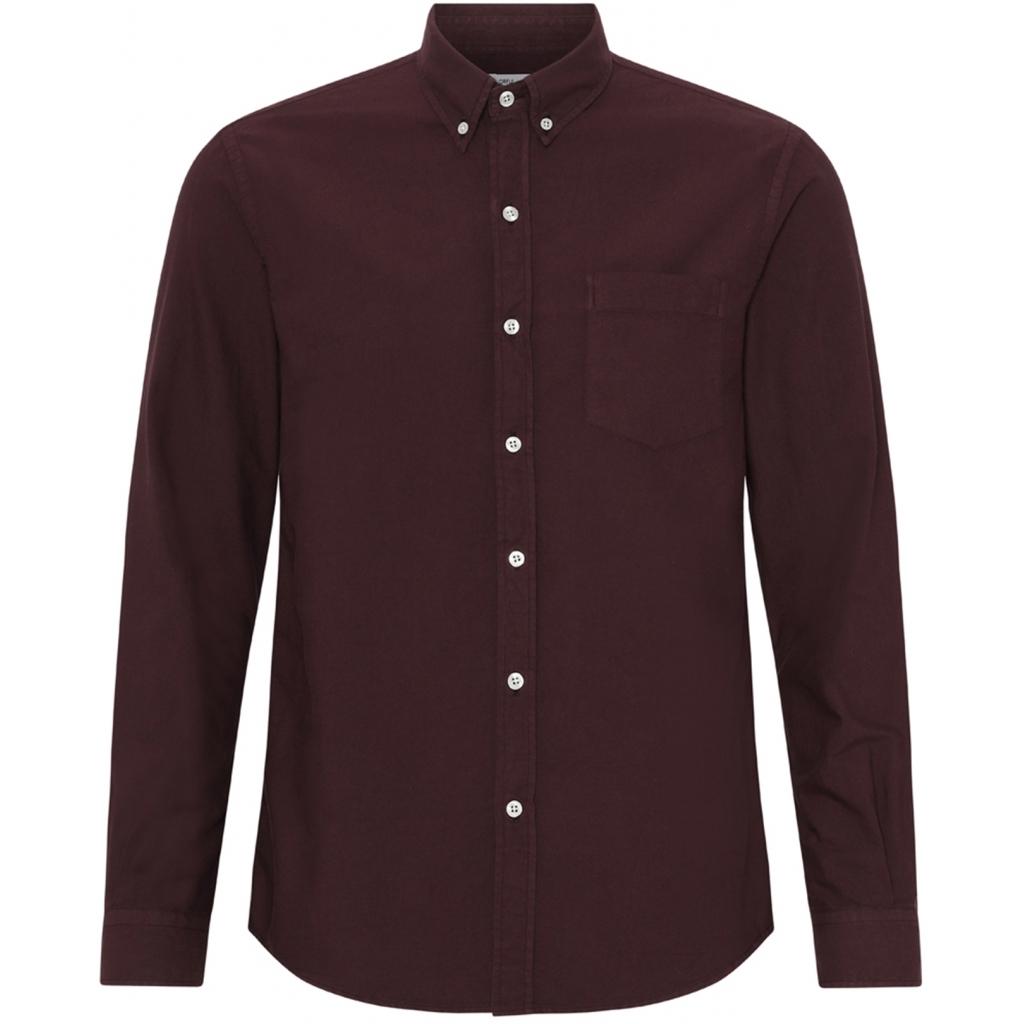 5602991020095 - Classic Organic Oxford Button Down Shirt Oxblood Red
