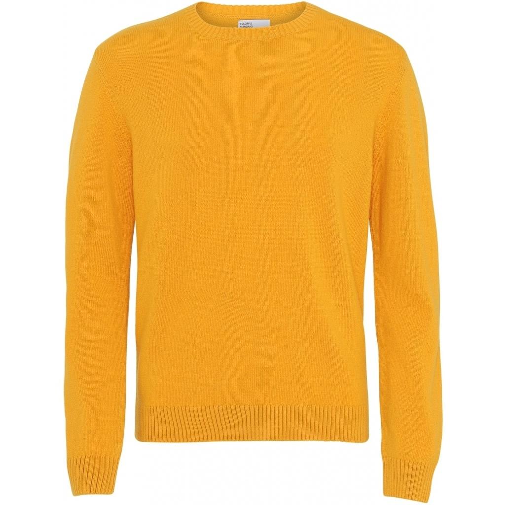 5602991012335 - Pullover mit Rundhalsausschnitt aus Wolle Classic Merino burned yellow