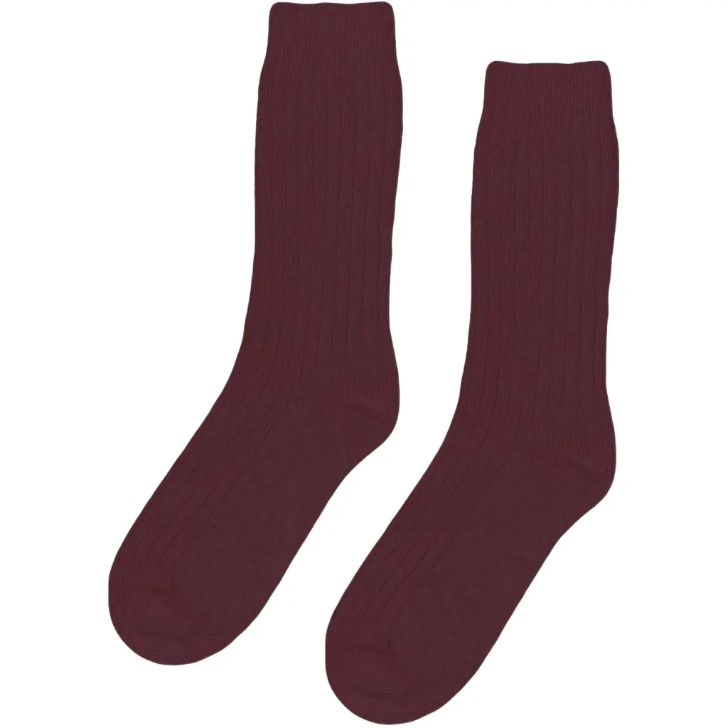 5602991038465 - Wollsocken Merino Blend oxblood red