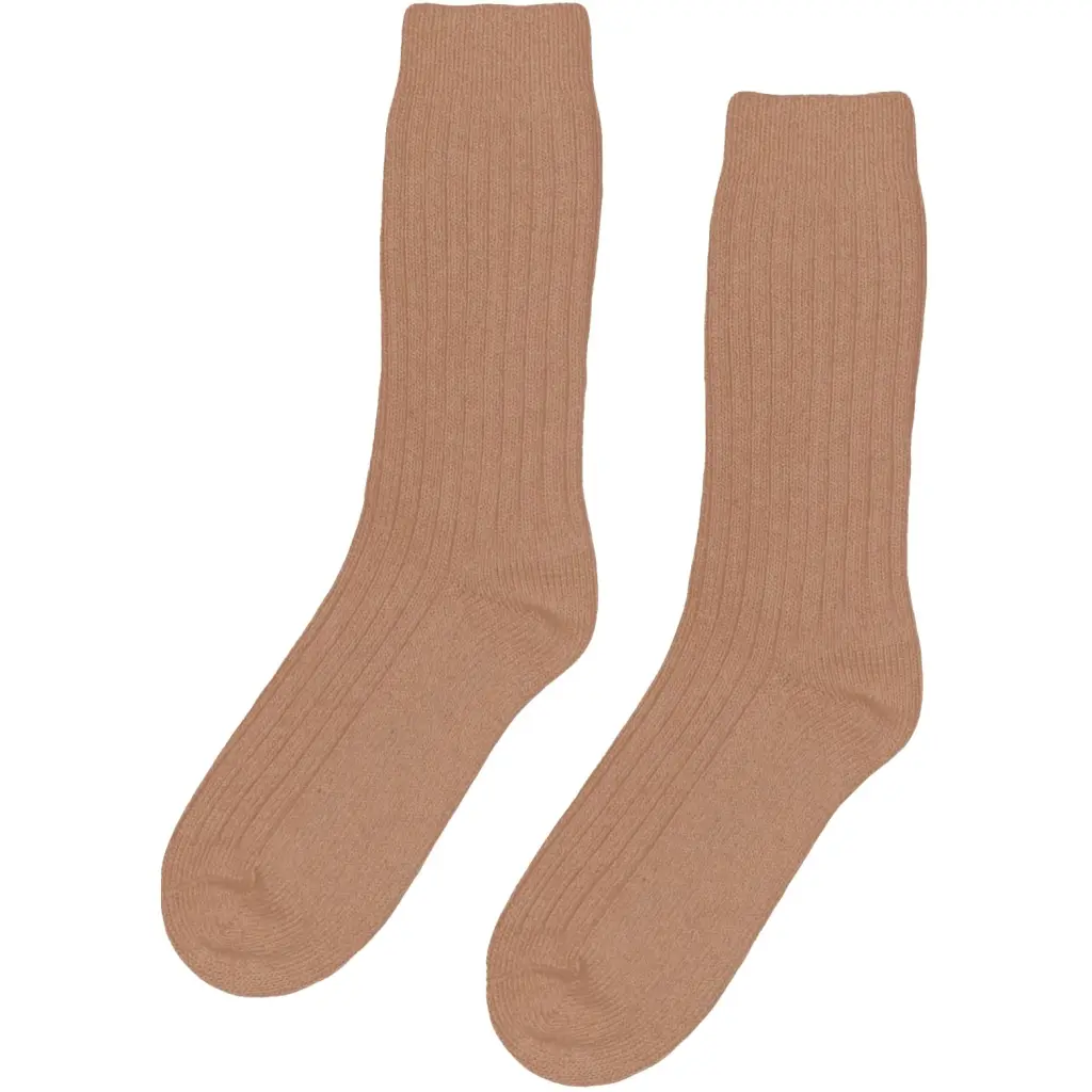 Wollsocken Colorful Standard Merino Blend sahara camel