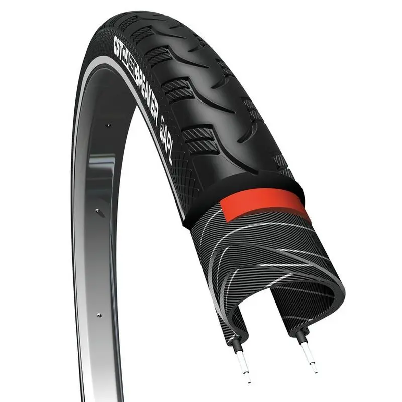 CST Starrer Reifen mit Reflektoren Banden Classic Breaker 40-622 Unisex