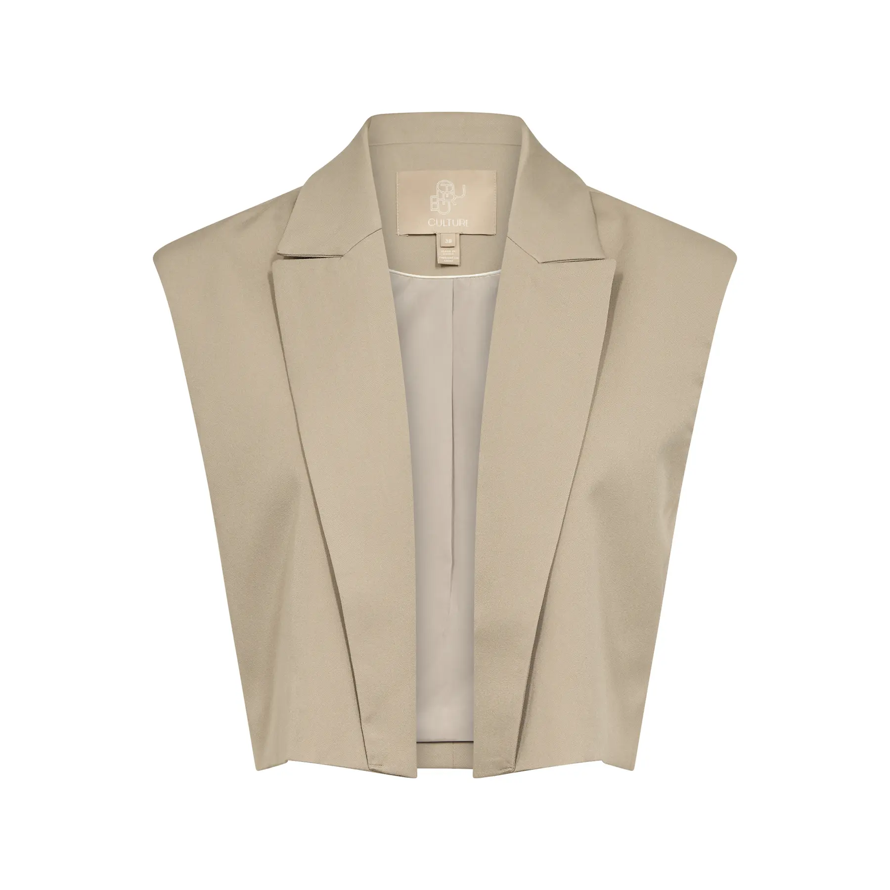 Sleeveless jacket for women CULTURE CUDaina Anie
