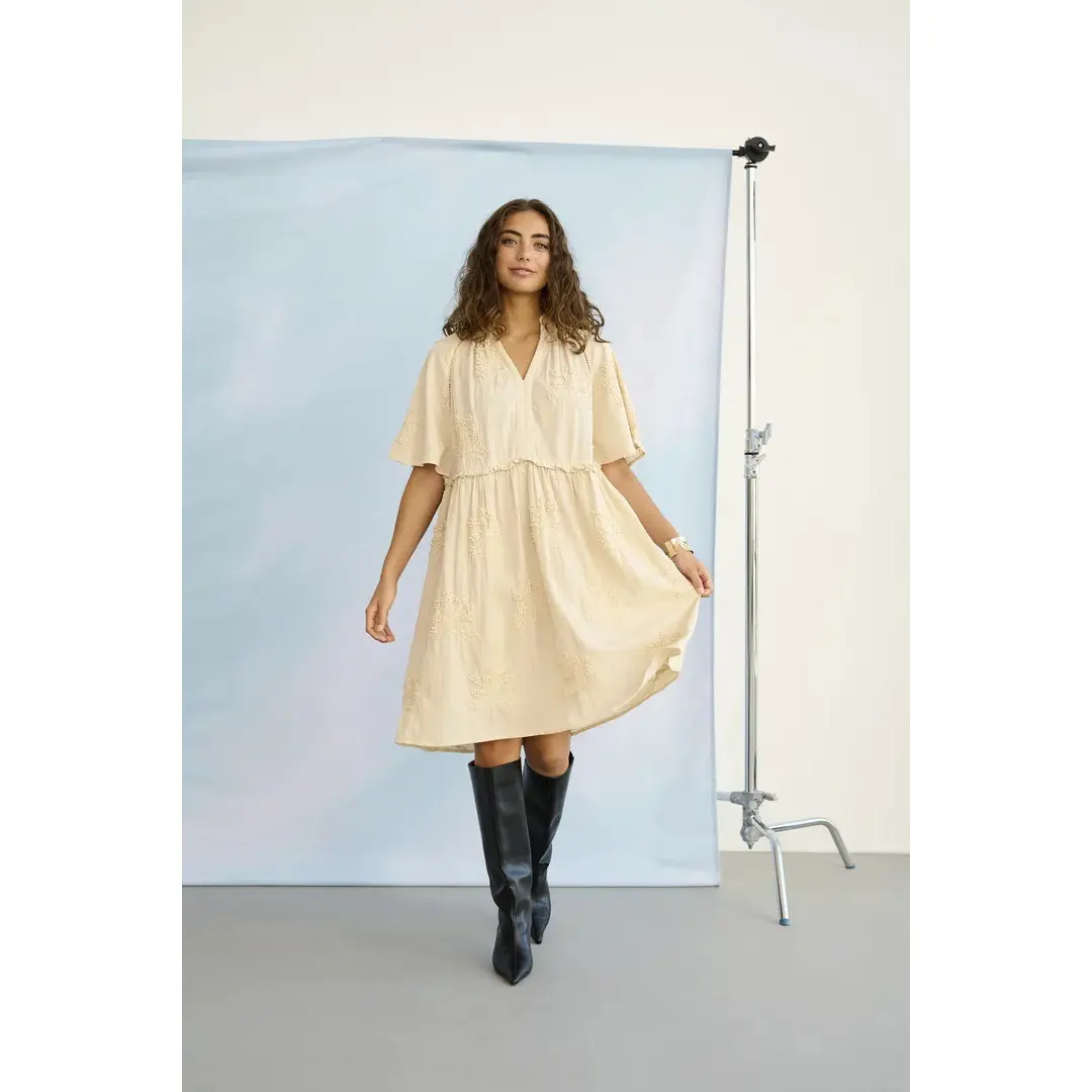 oyster grey dress Women's CULTURE Jalia 2025_Launch