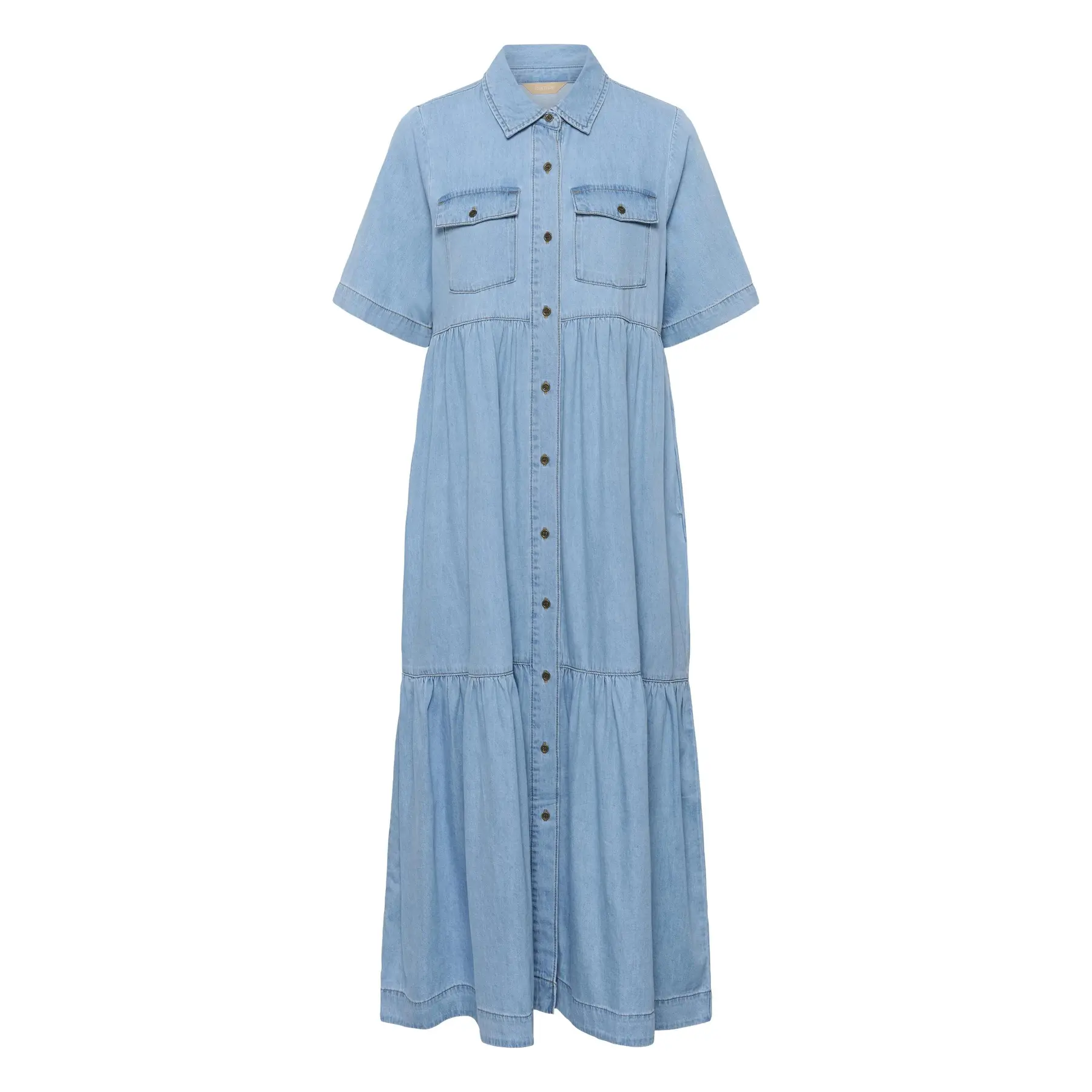 Long denim dress for women CULTURE Mona Arpa