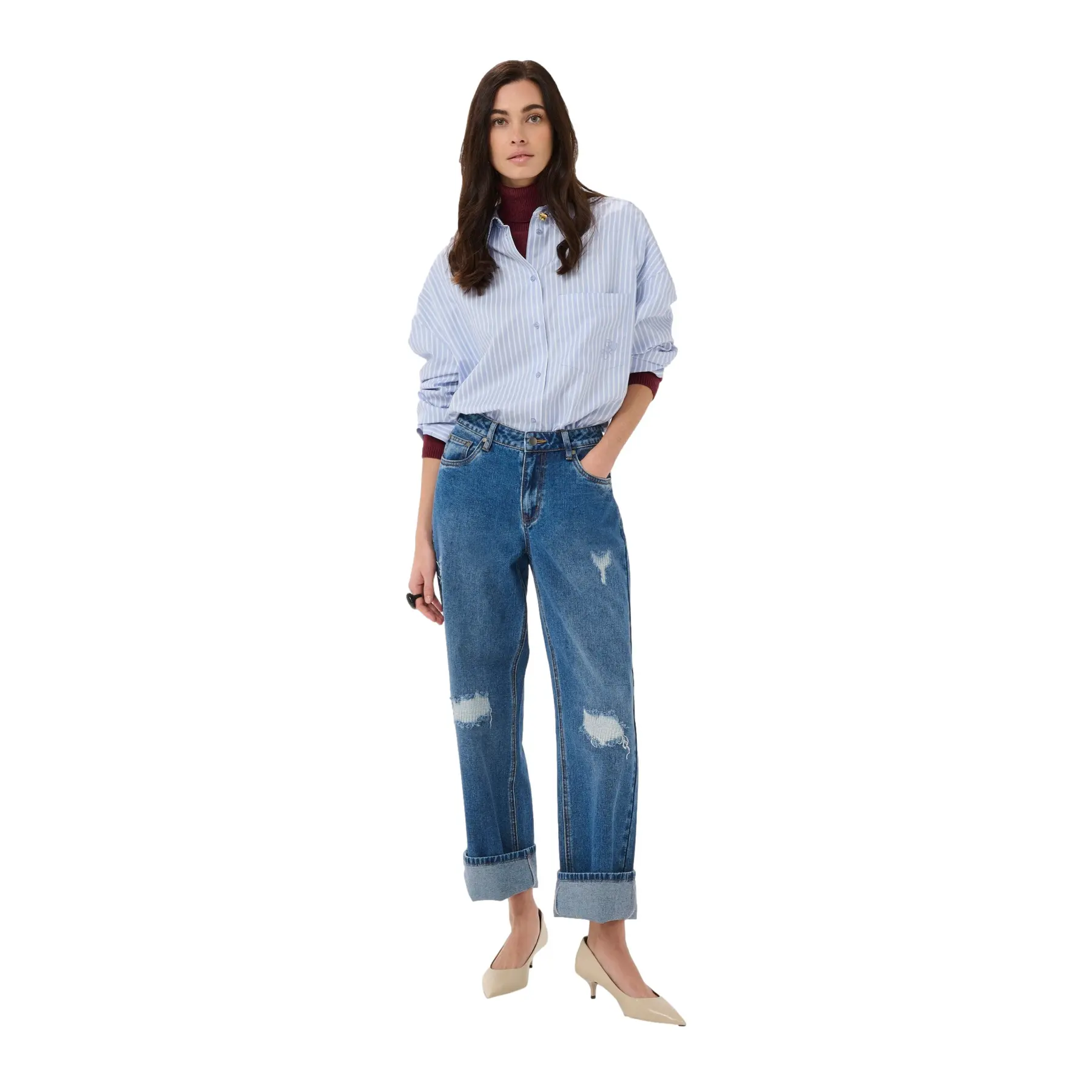 Jeans dritti donna CULTURE Dani Aniceta