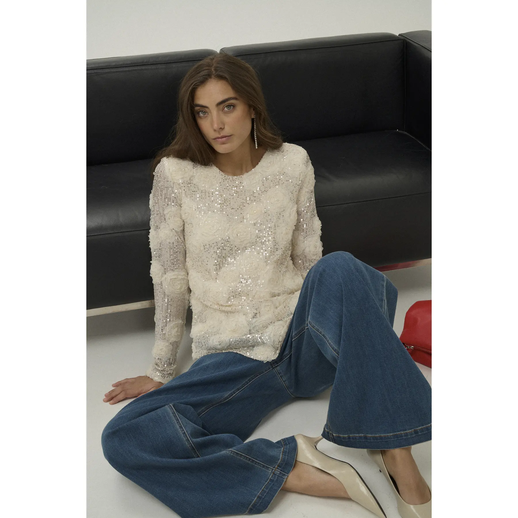 Jeans dritti donna CULTURE CUBobbie