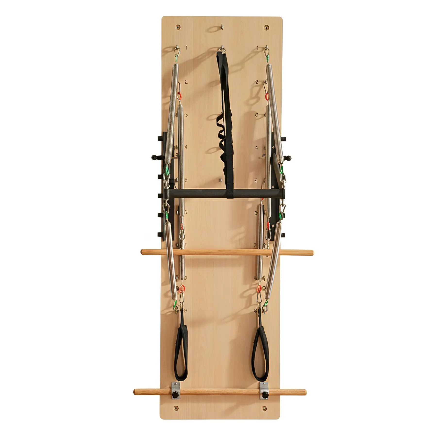 Vollständige Wand-Federbrett aus Stahl und Holz Cuore Pilates