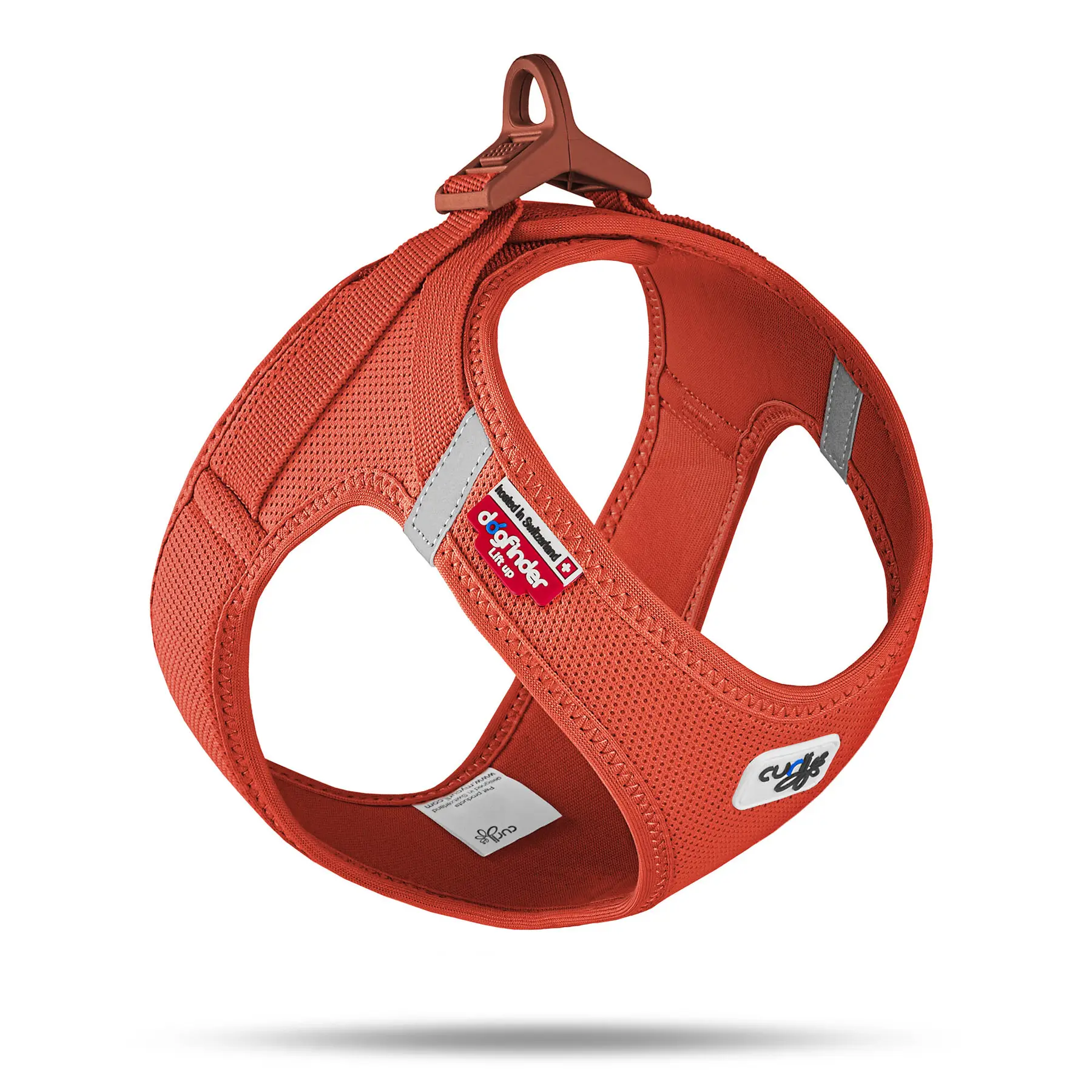 Curli Orange Dog Harness Air-Mesh