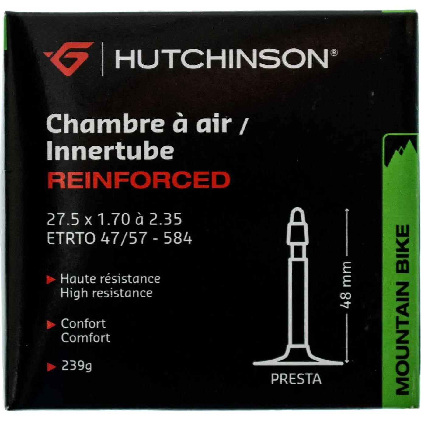 Velo Store - UK Inner tube Hutchinson Reinforced | Extra 10% off with Subscription, Postage £16.79 to UK Fedex.