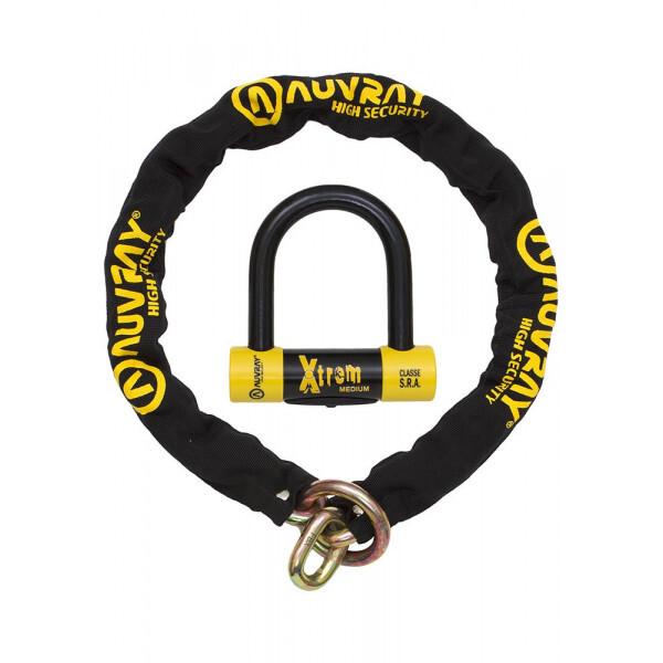 Velo Store - UK lasso chain lock Set Auvray Xtrem Medium | Extra 10% off with Subscription, Postage £16.79 to UK Fedex.