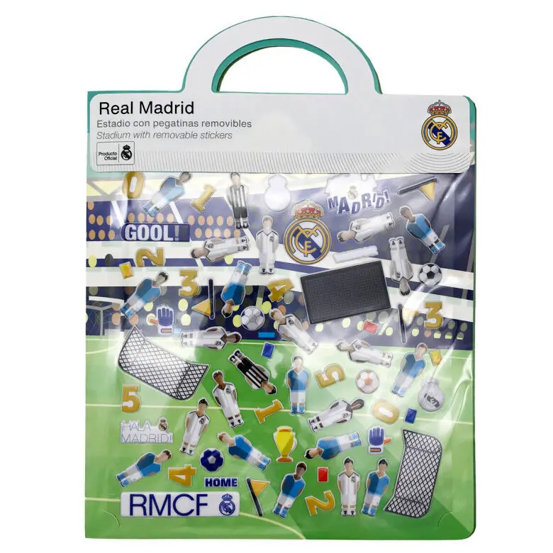 Cyp Brands Blanc Reusable Stickers Real Madrid Stadium 3D