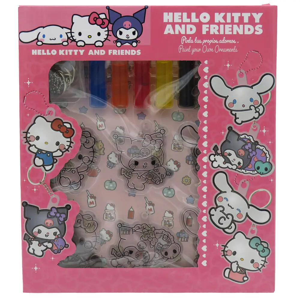 Maltasche zum Bemalen Cyp Brands Hello Kitty and Friends
