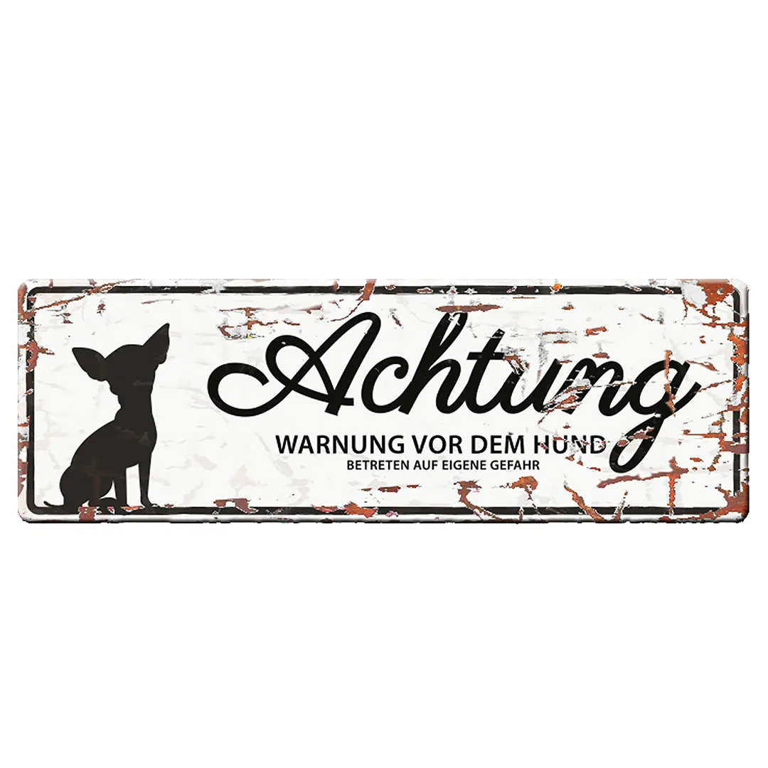 Meilleurs prix pour Panneau de signalisation D&D Home Mini chihuahua