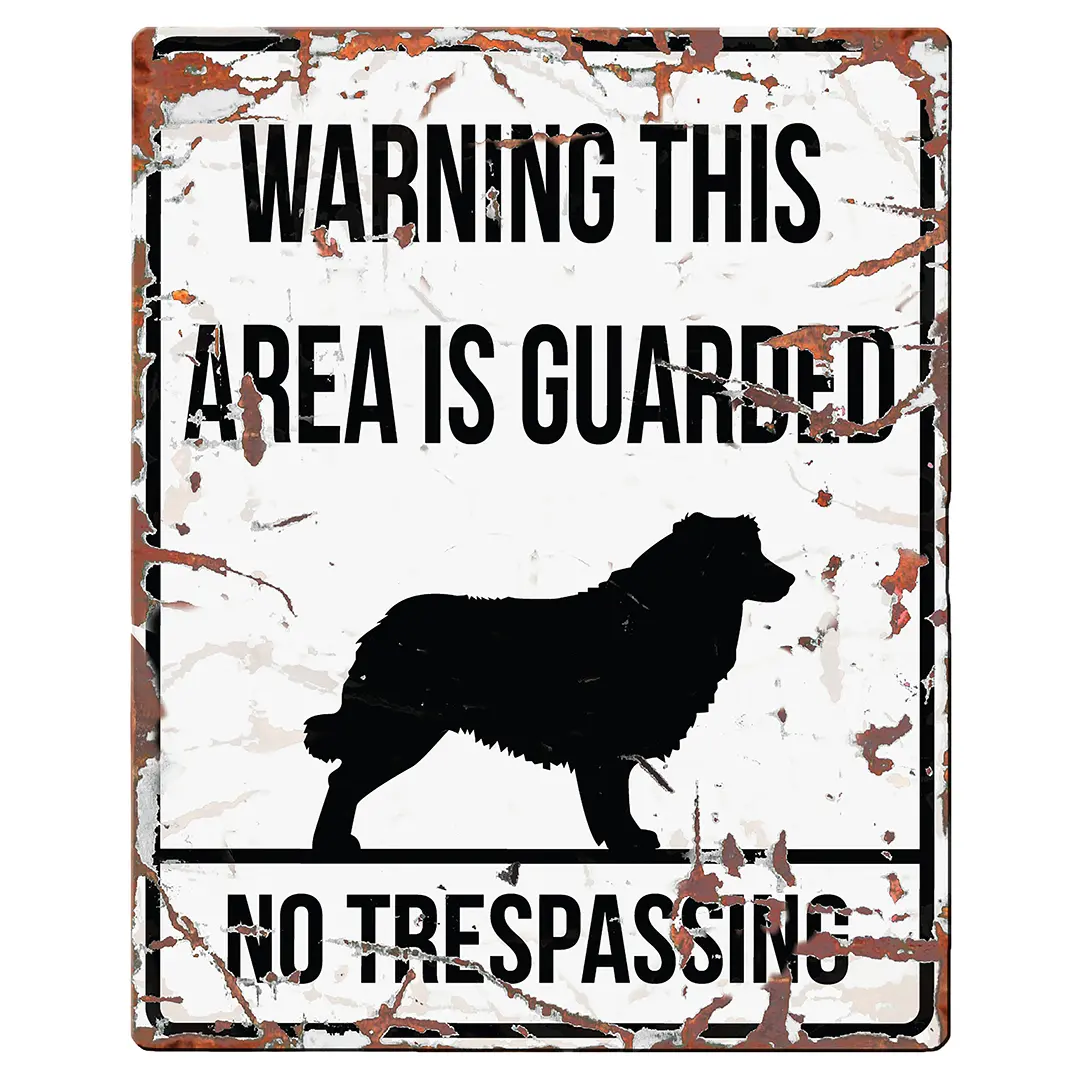 Meilleurs prix pour Panneau de signalisation D&D Home Square collie gb