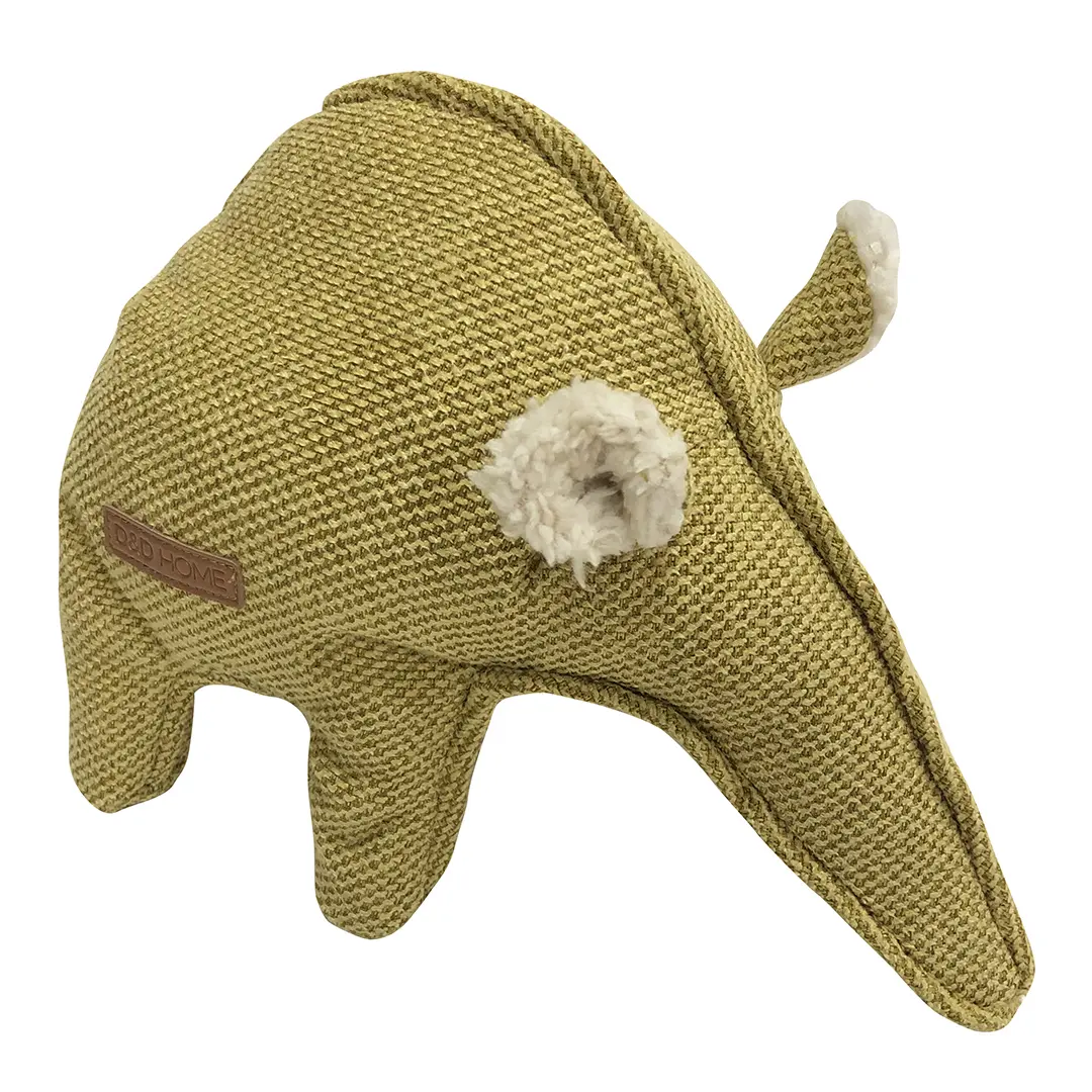 D&D Home Jaune Dog Toy Plush Chenille Liz