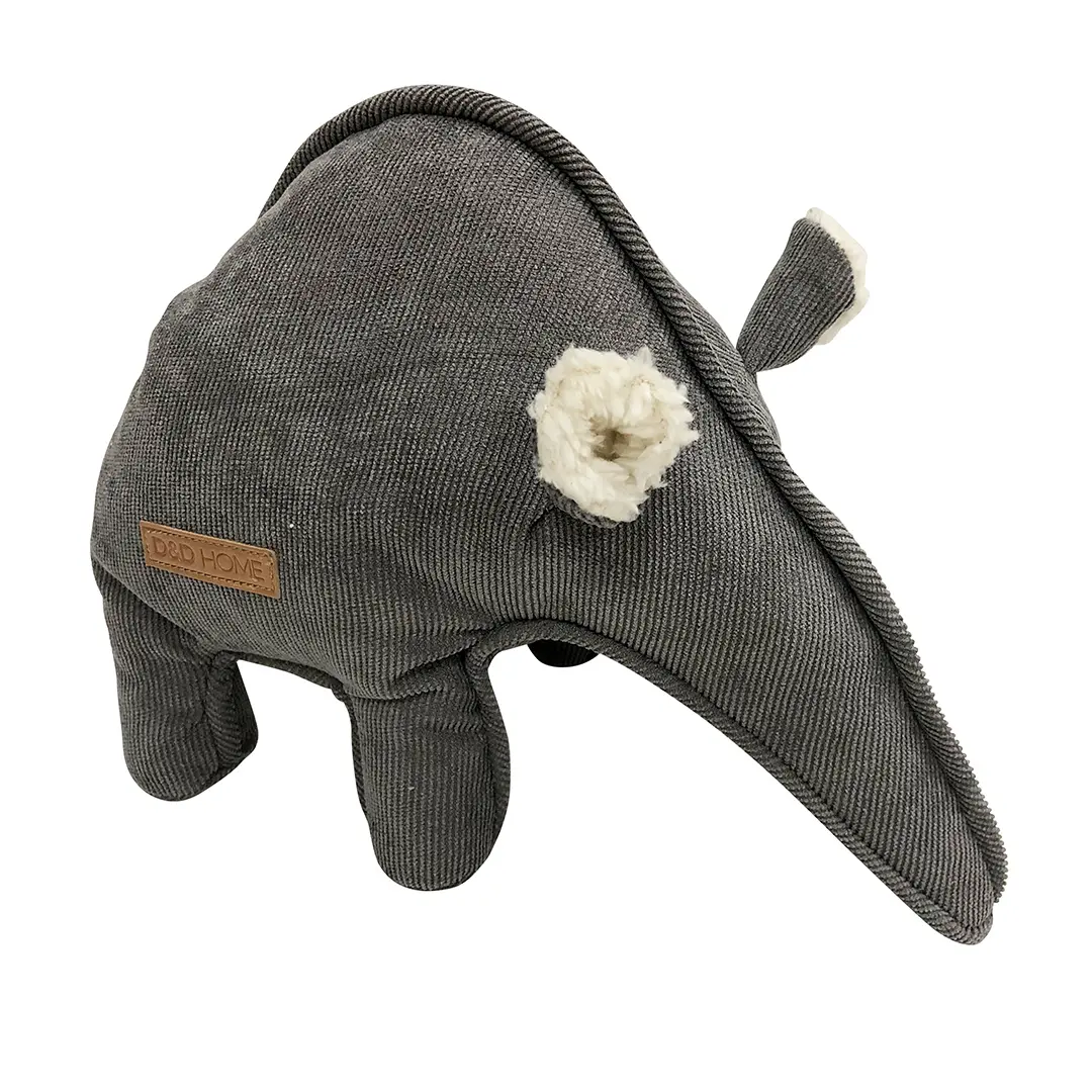 D&D Home Gris Plush Toy For Dog Corduroy Liz