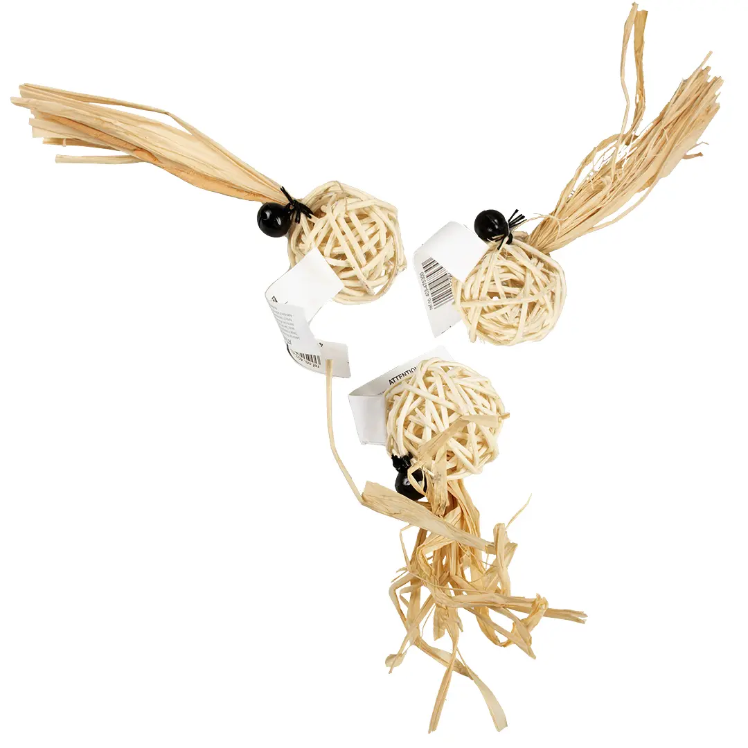 Comparer les prix de Jouet peluche pour chat souris D&D Home Moosy (x2)