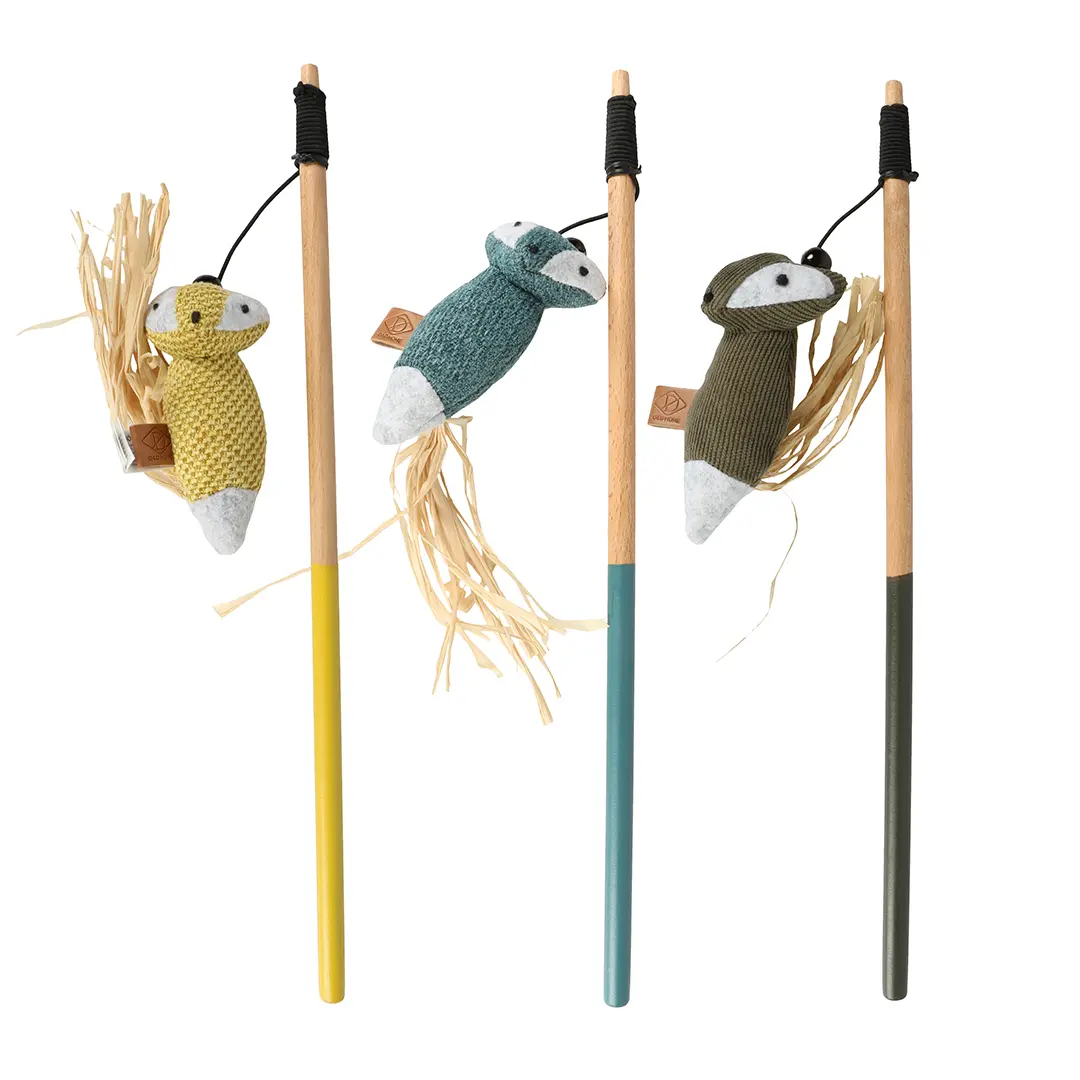 Meilleurs prix pour Canne à pêche pour chat rocco renards D&D Home