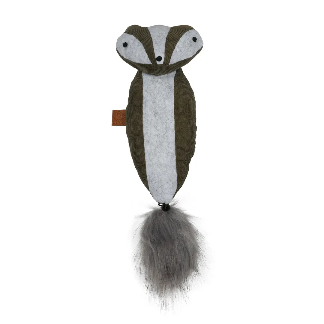 D&D Home Vert Plush Cat Toy With Catnip Corduroy