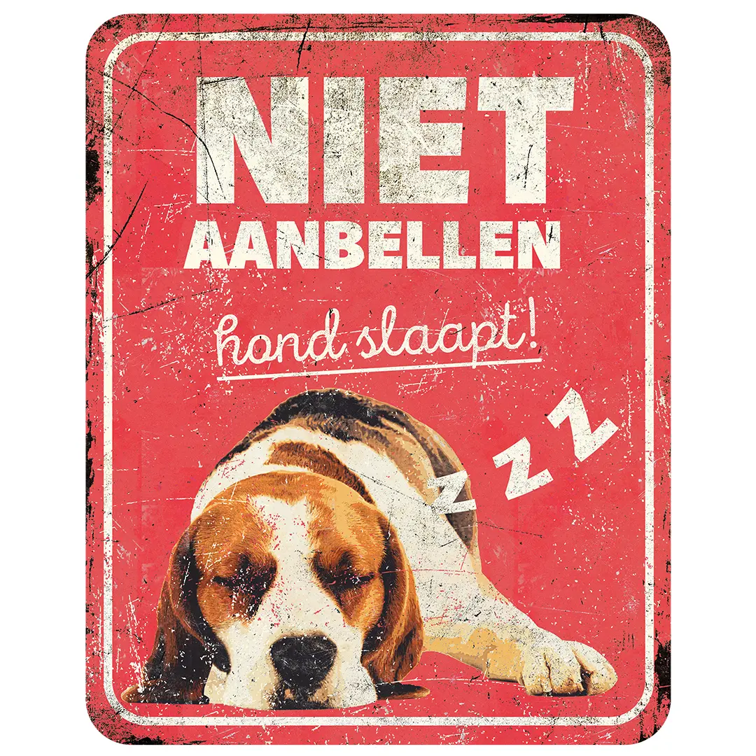 Meilleurs prix pour Panneau d'avertissement beagle fr D&D Home