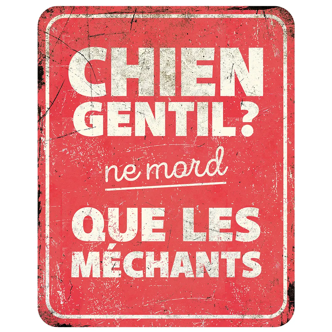 Meilleurs prix pour Panneau d'avertissement general 1 de D&D Home