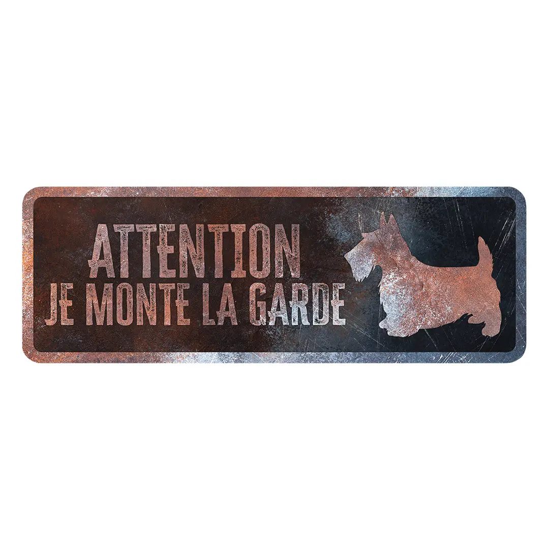 Comparer les prix de Panneau d'avertissement terrier allemand D&D Home