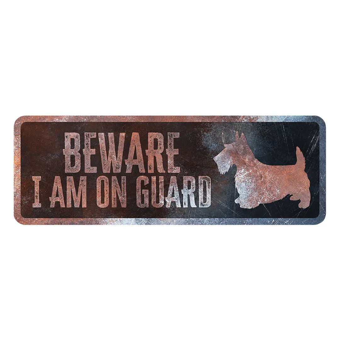 Meilleurs prix pour Panneau d'avertissement terrier néerlandais D&D Home