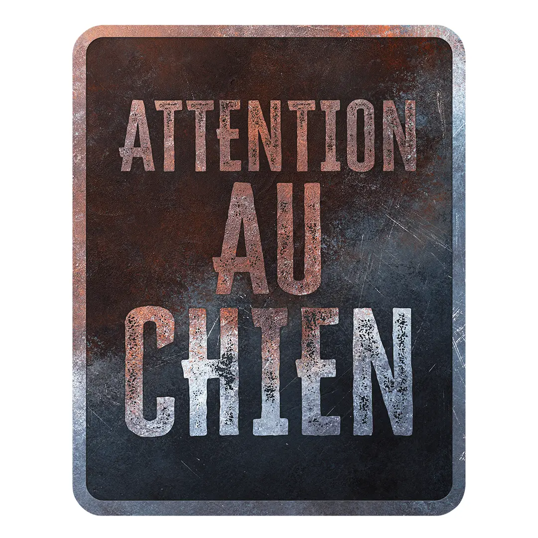 Meilleurs prix pour Panneau d'avertissement general 4 allemand D&D Home