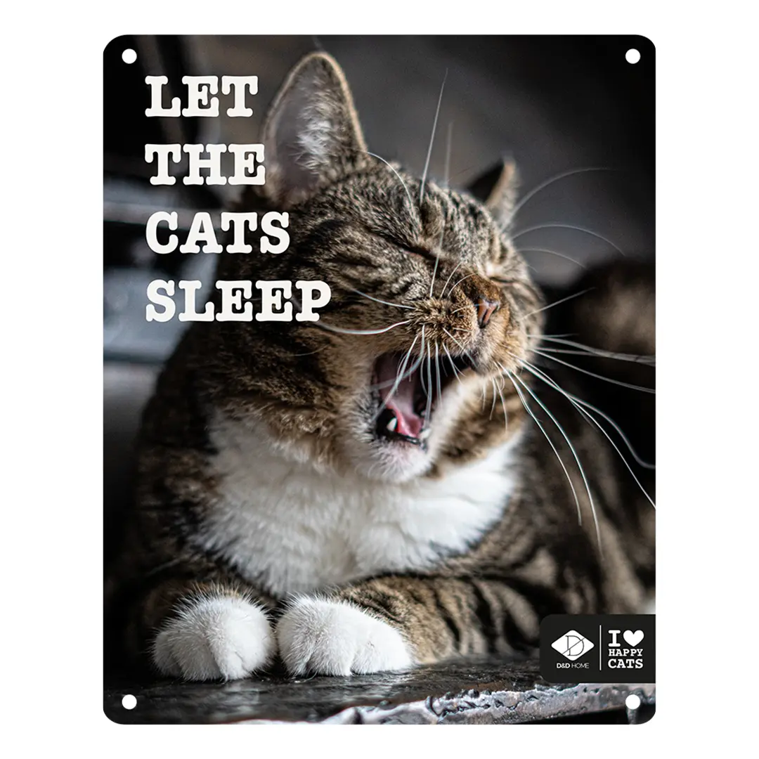 Meilleurs prix pour Panneau D&D Home I Love Happy Let Cats Sleep