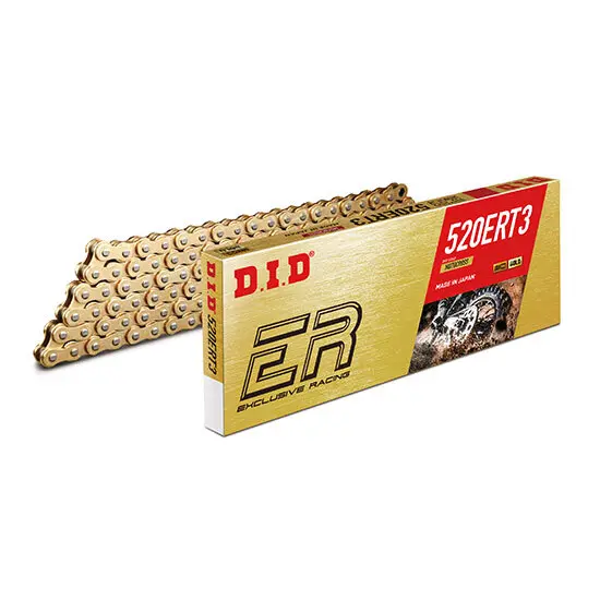 Rollenkette Motorrad D.I.D 520Ert3(G&G) X 112 Mail. Rj