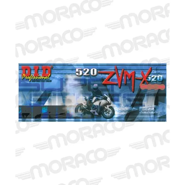 Motorkette 122 Glieder ZJ D.I.D 520ZVM-X(G&G)