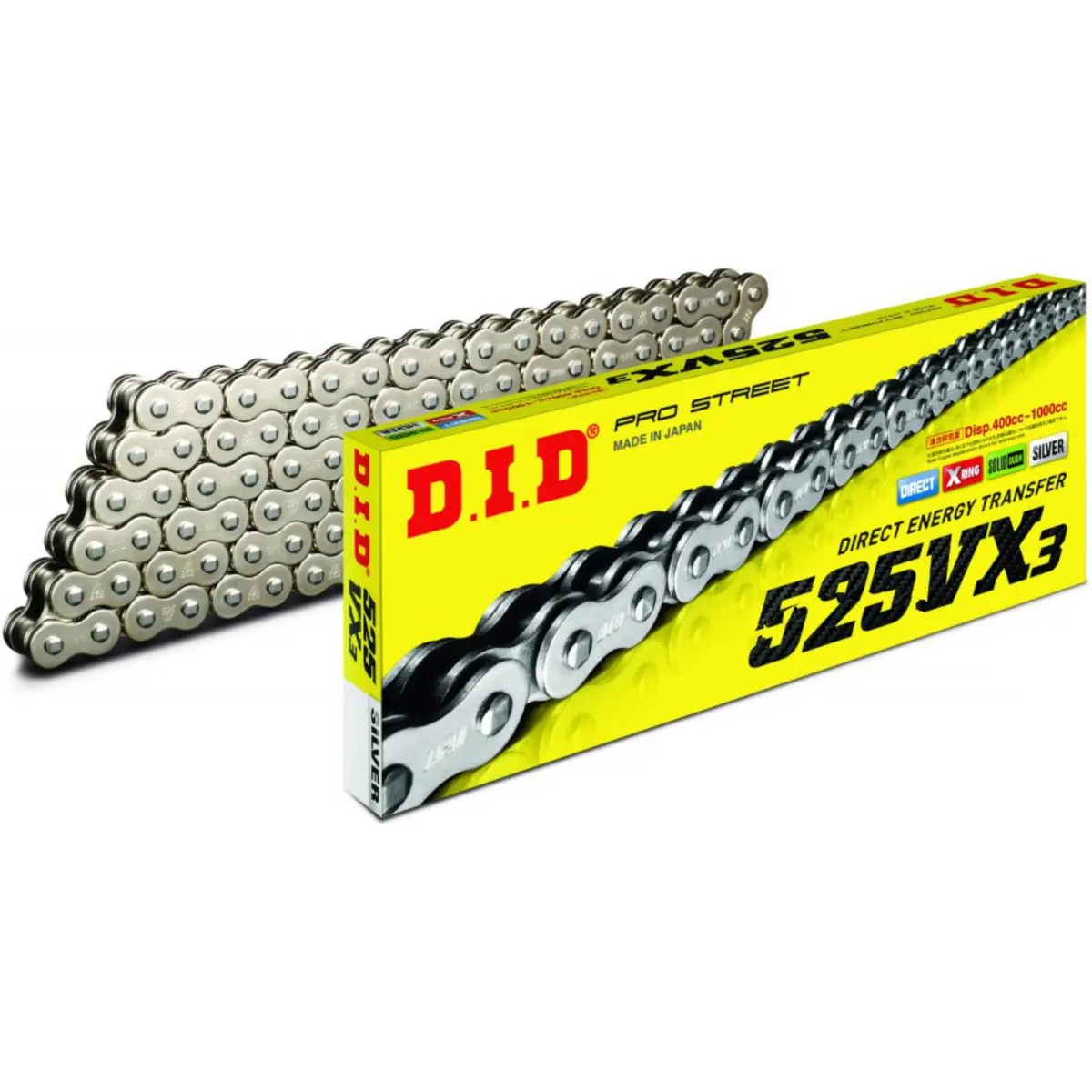 Rollenkette Motorrad D.I.D 525Vx3(S&S) X 110 Mail. Zj