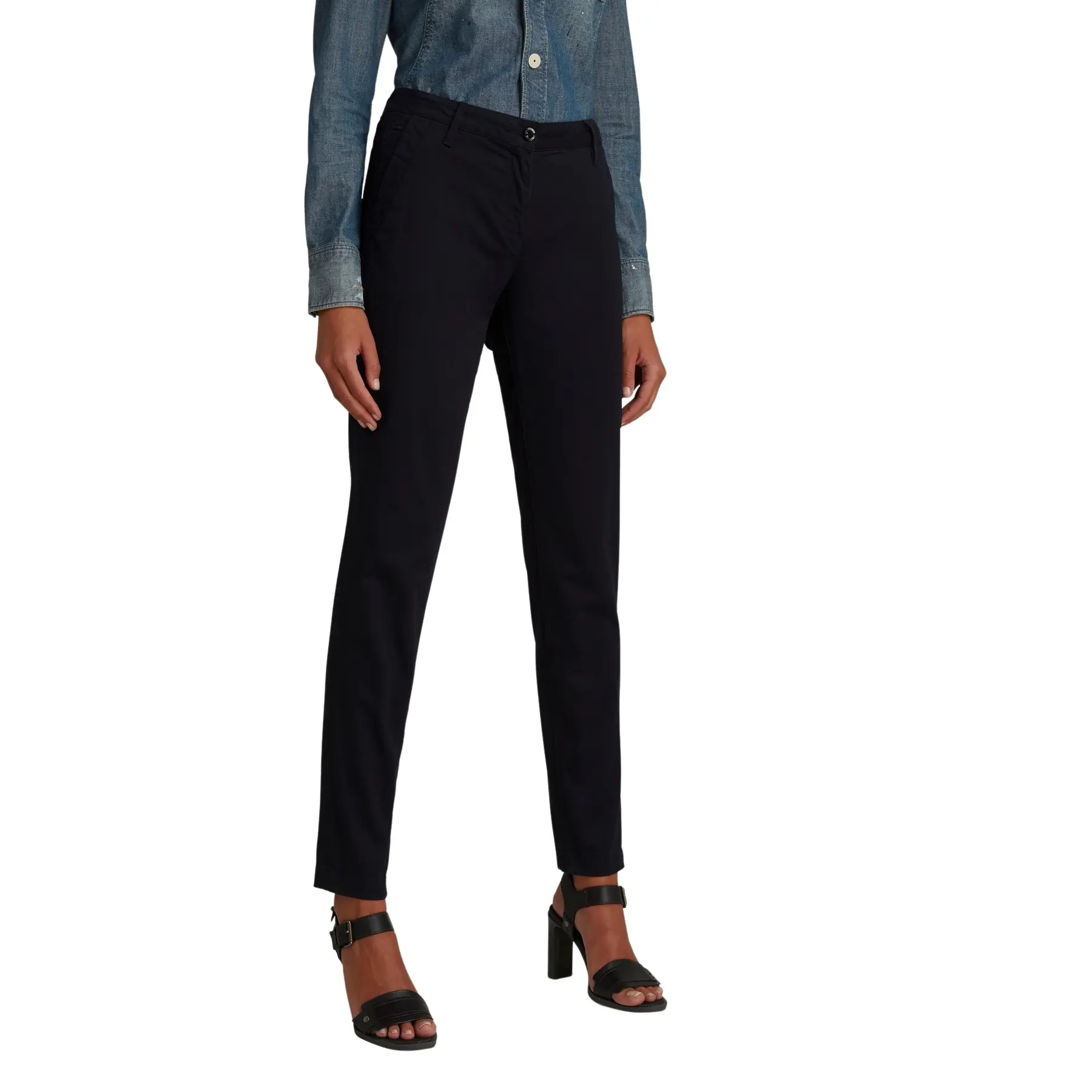 8718604463030 - Skinny-Hose für Frauen Bronson mid skinny chino