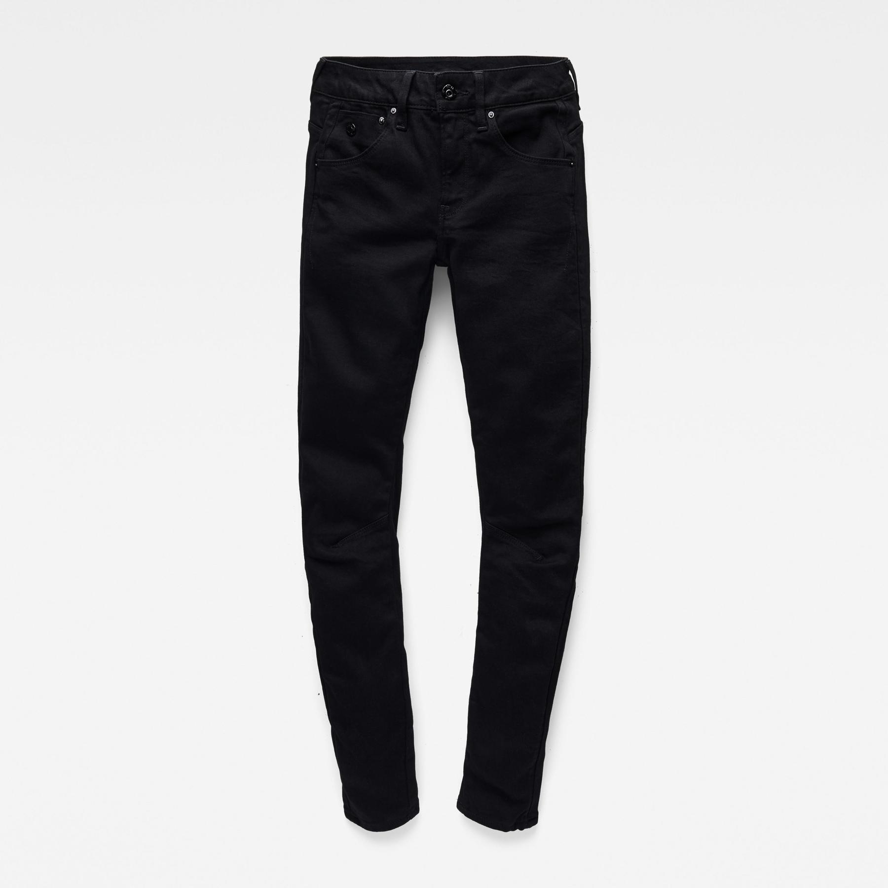 8719768703543 - Arc 3D Mid Skinny Jeans - Schwarz - Damen