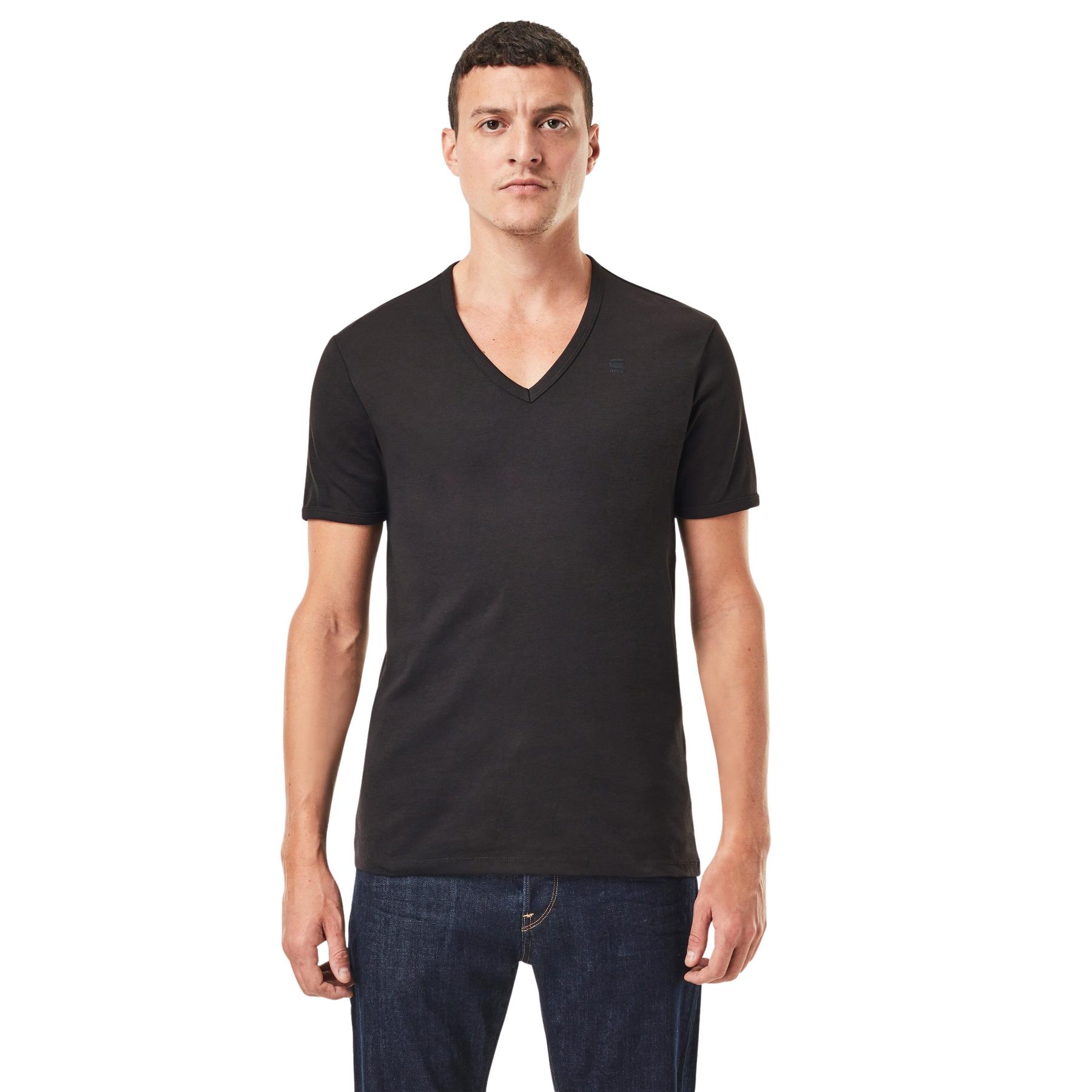 8719366870951 - Basic V-Neck T-Shirt 2-Pack - Schwarz - Herren 8719366870951 - Basic V-Neck T-Shirt 2-Pack - Schwarz - Herren