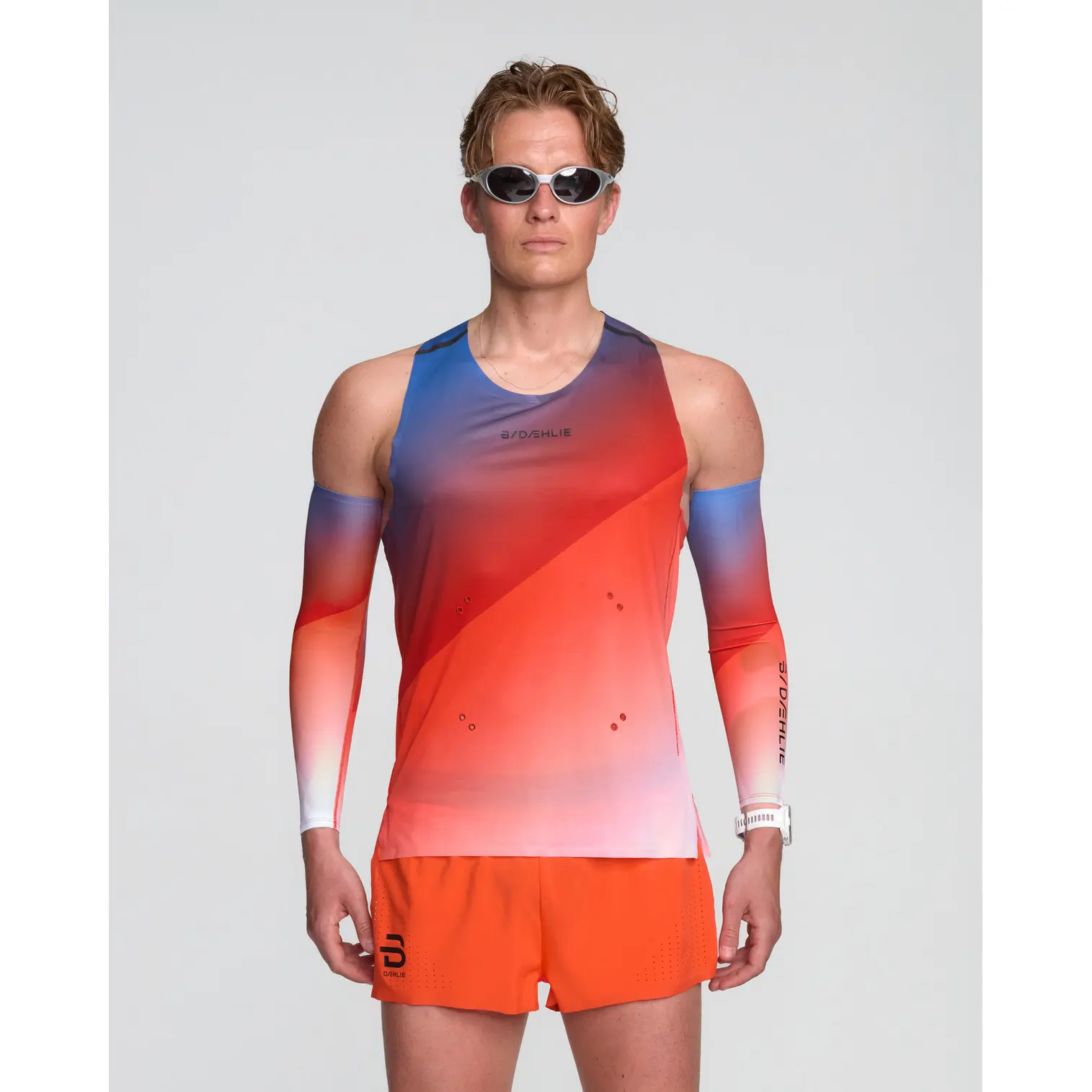 Daehlie Sportswear Men's Orange Débardeur Elite Air