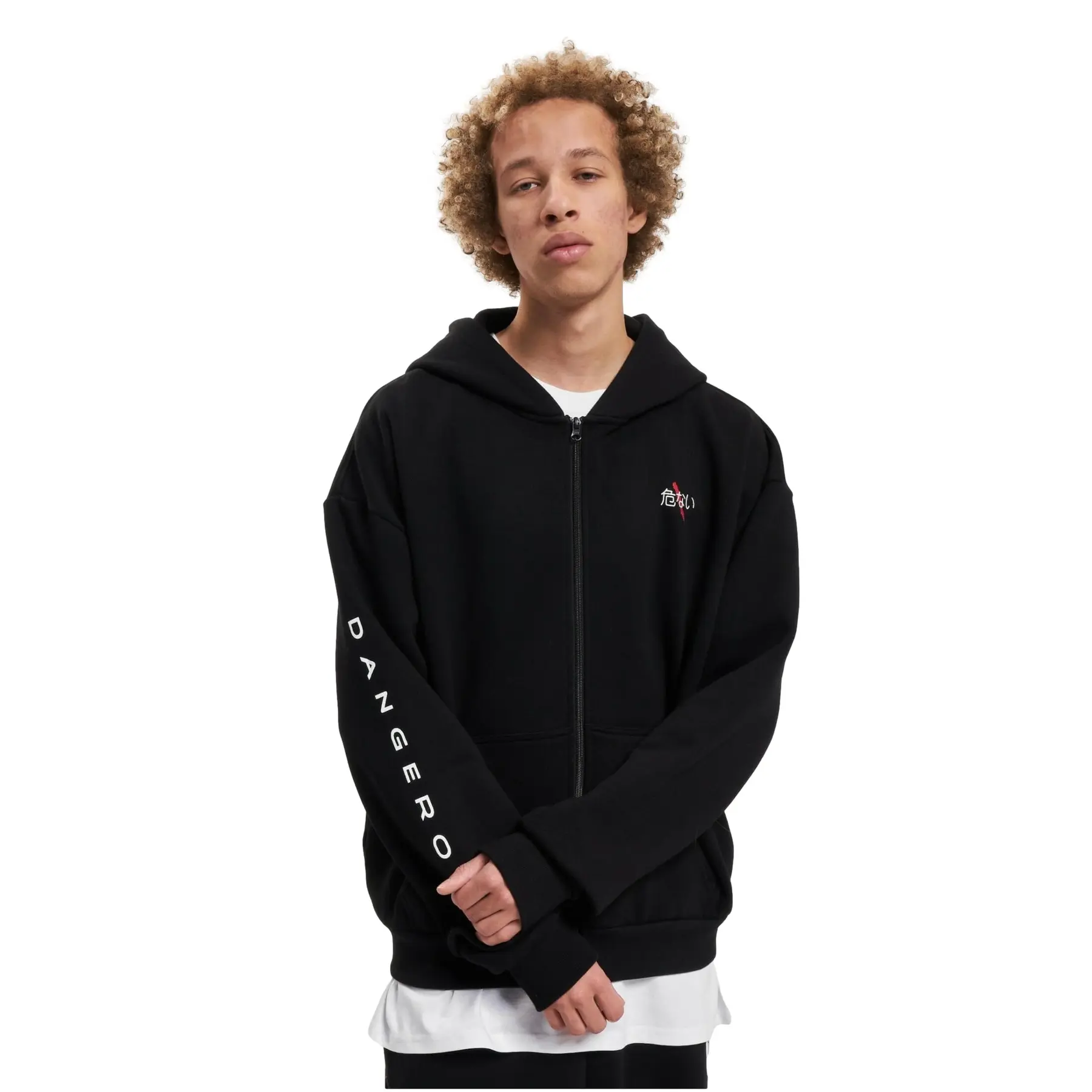 Dangerous Dngrs Men's Noir Hooded Sweatshirt Decent