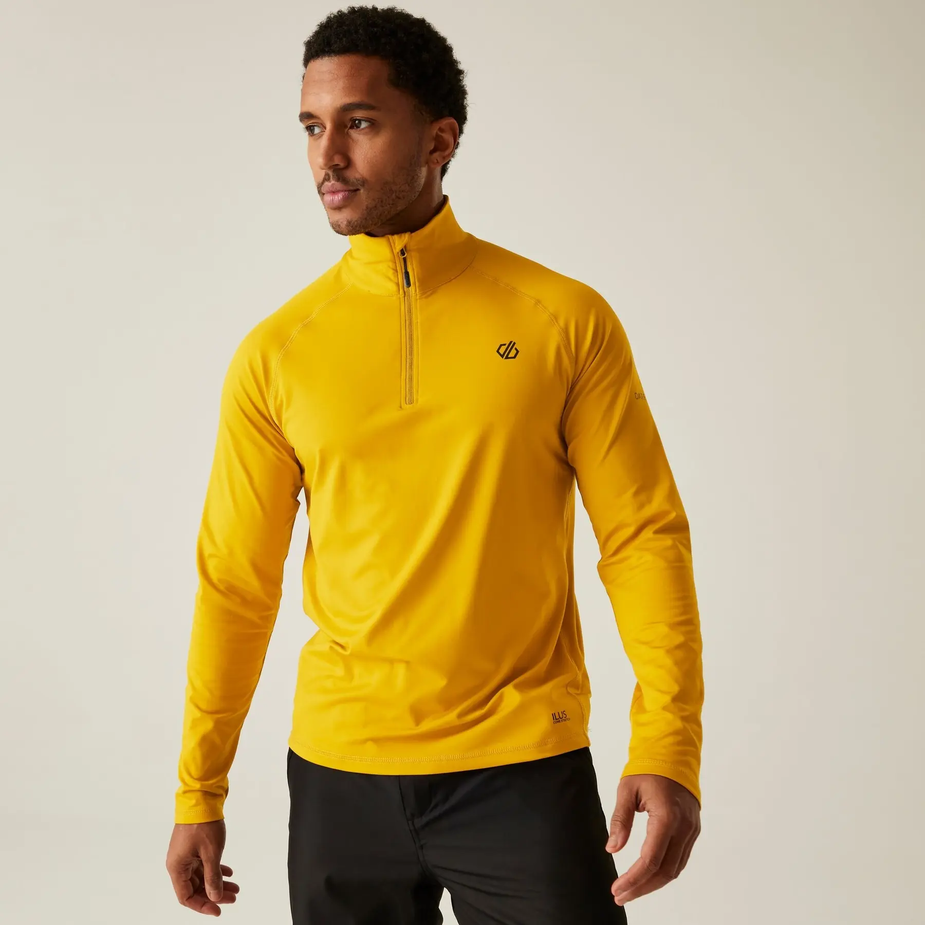 Sweat Homme Dare 2b Fuse Up II Core - Orange - Zip Col Montant - Neuf étiquettes