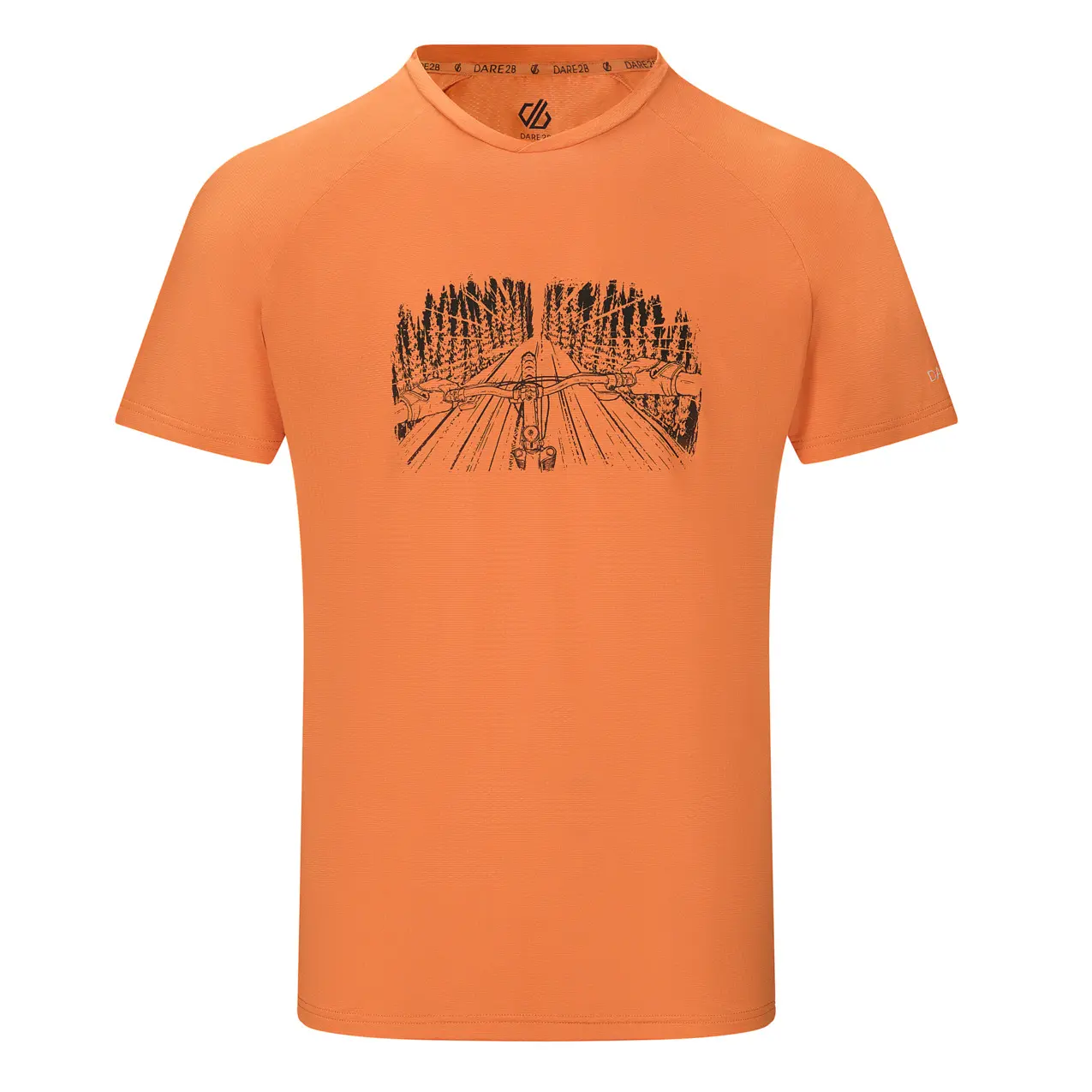 Dare 2B Men's Orange T-Shirt Tech Ii