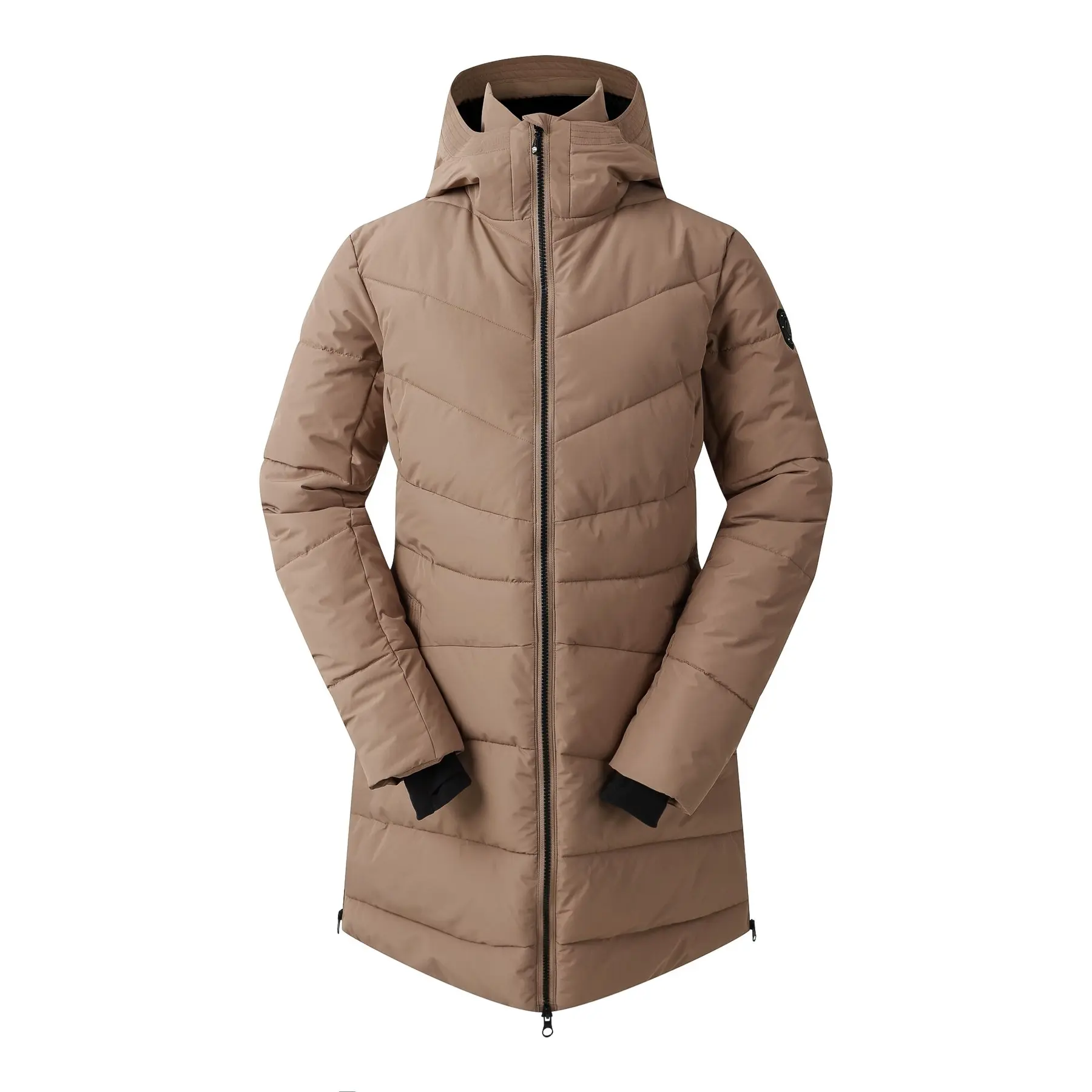 Dare 2B Women's Beige Hooded Coat Striking V