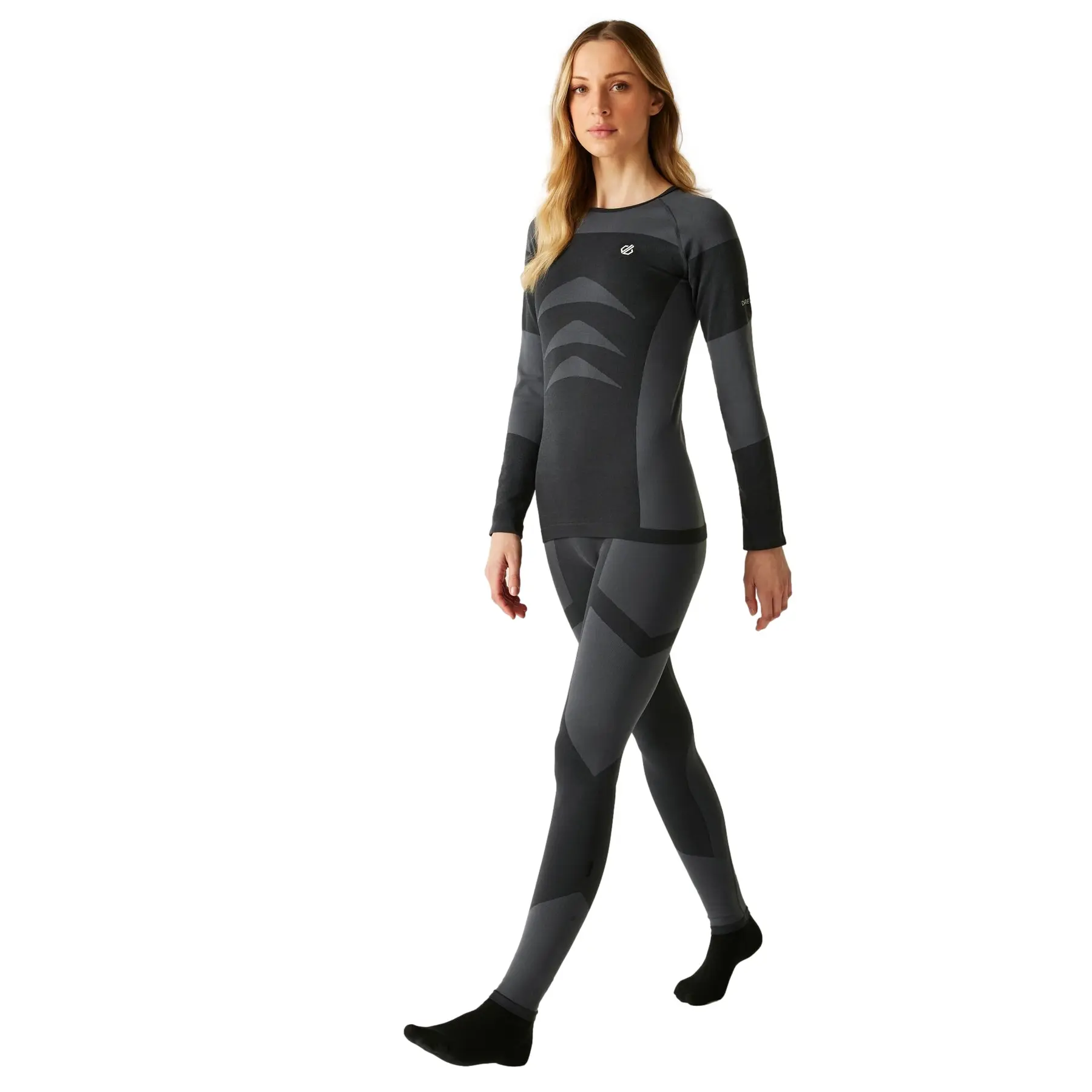 Damen Longsleeve-Top mit Leggings Dare 2B In The Zone III