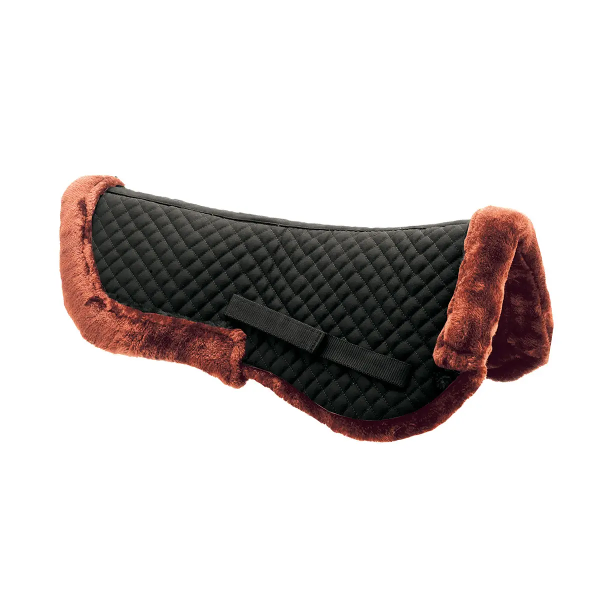 Daslö Noir Saddle Pad Faux Lambskin