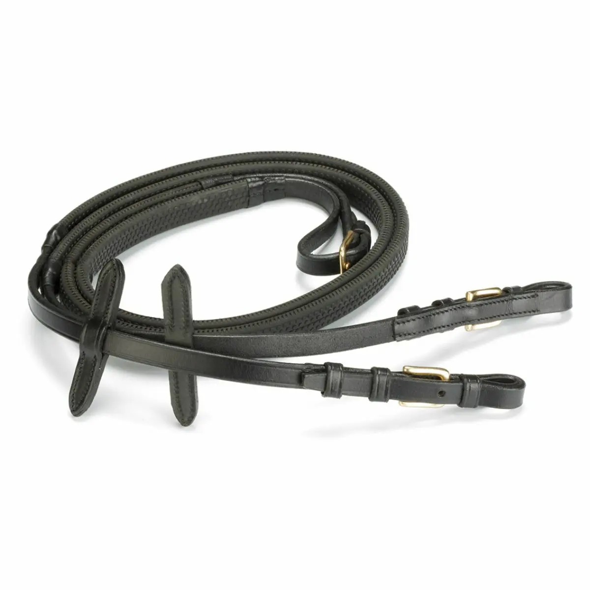 Meilleurs prix pour Rênes pour cheval en caoutchouc boucles inox poney Daslö