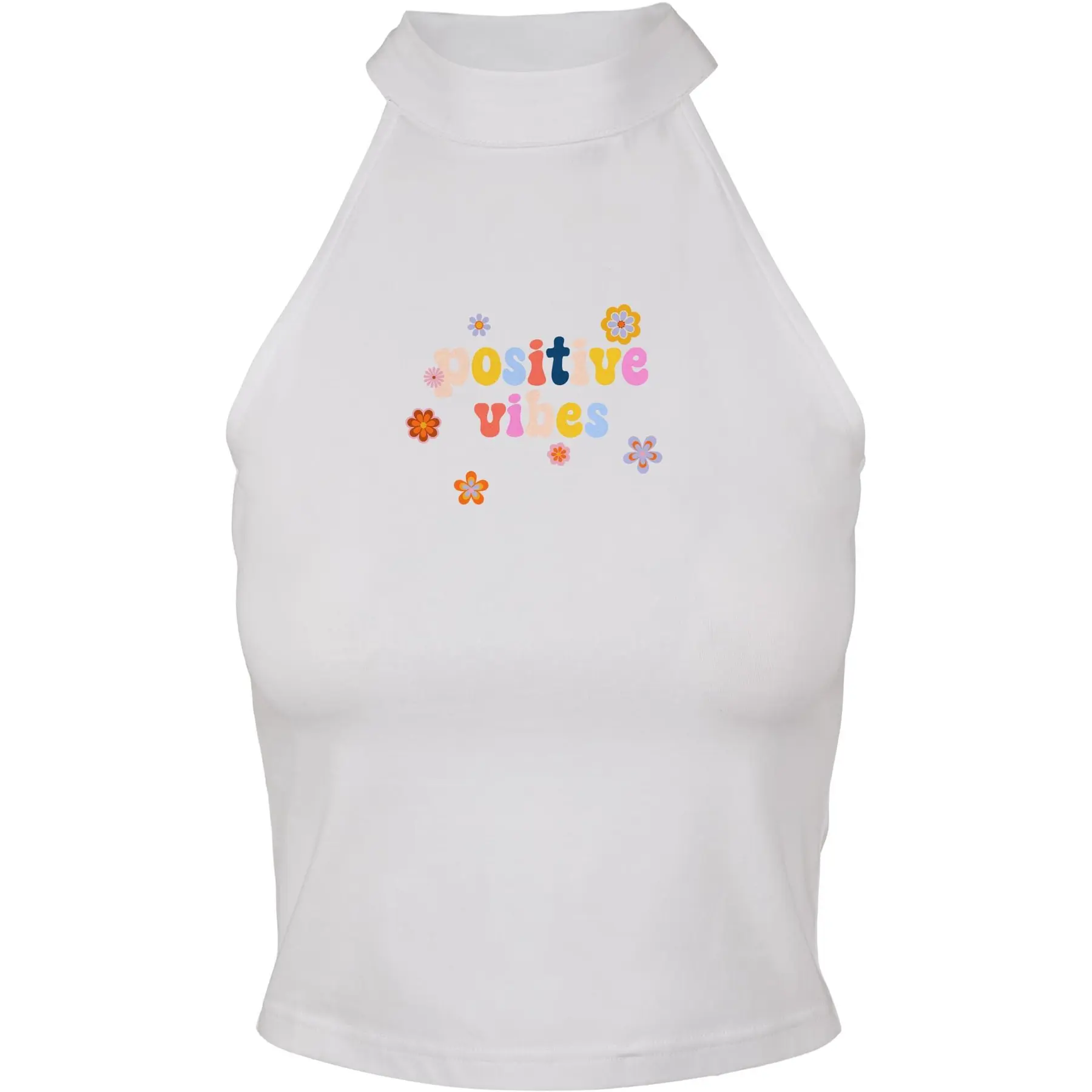 4066051144670 - Tanktop court Damen Positive Vibes